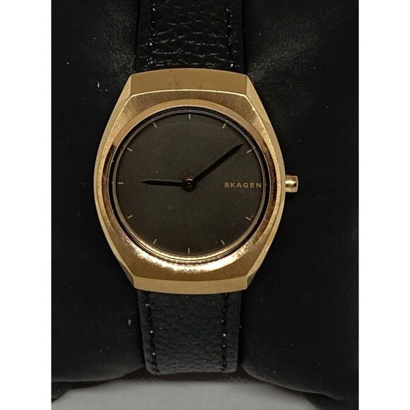 Skagen Asta SKW2651 Women\'s Black Leather Analog Dial Quartz Wrist Watch JK592 main image 12